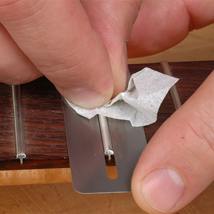 Best way to polish frets! Best way to polish frets!