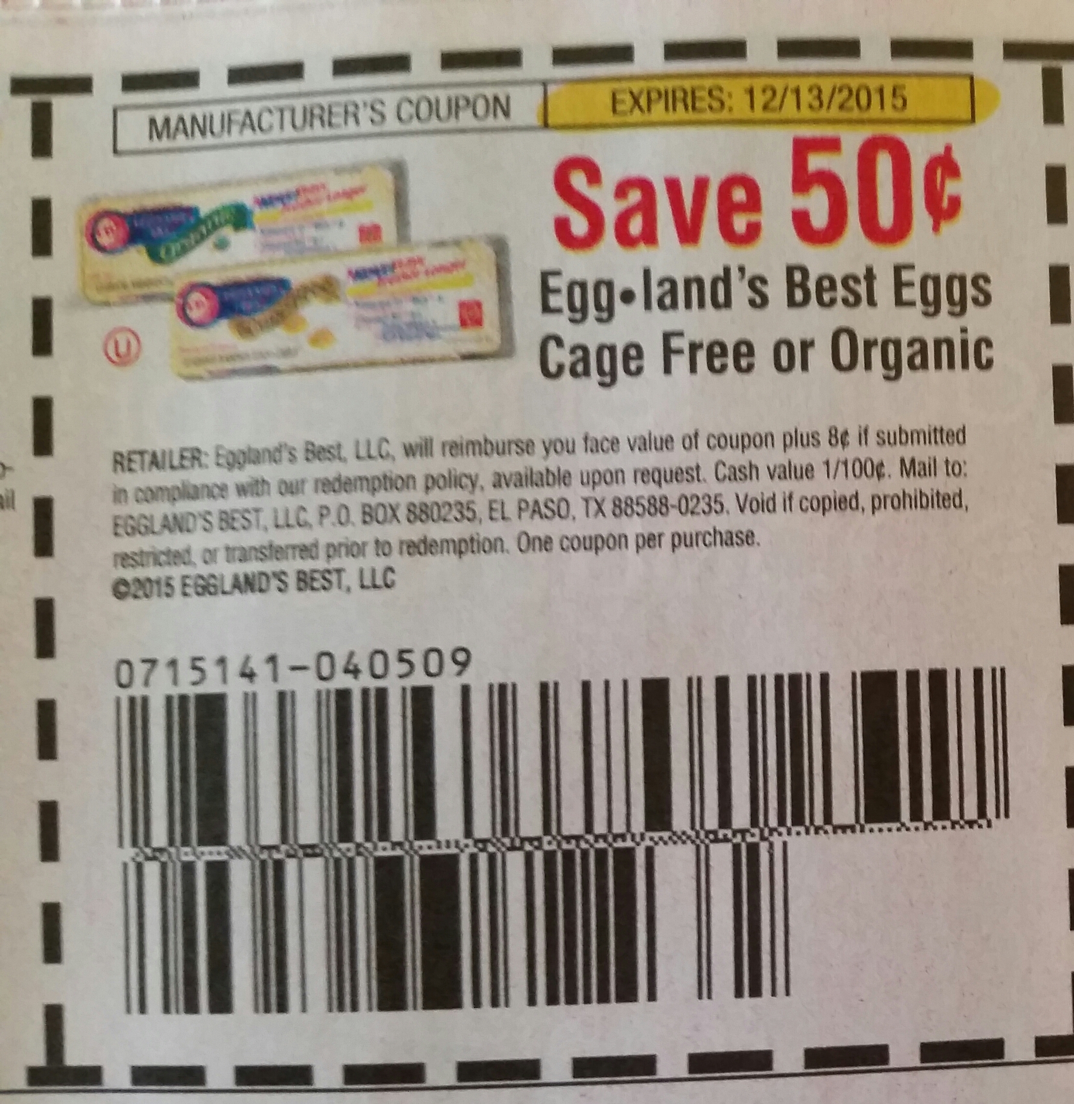 Eggland's best coupons printable
