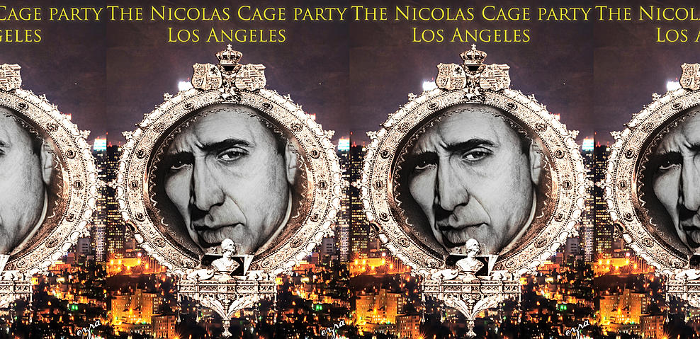 An Art show of all Nicolas Cage work in Los Angeles