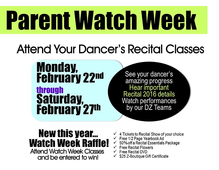 The Dance Zone Henderson NV Musical Theatre, Dance Studio Studio News