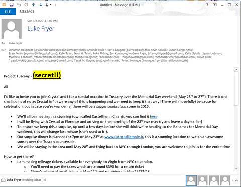 A Special Occasion: The Proposal