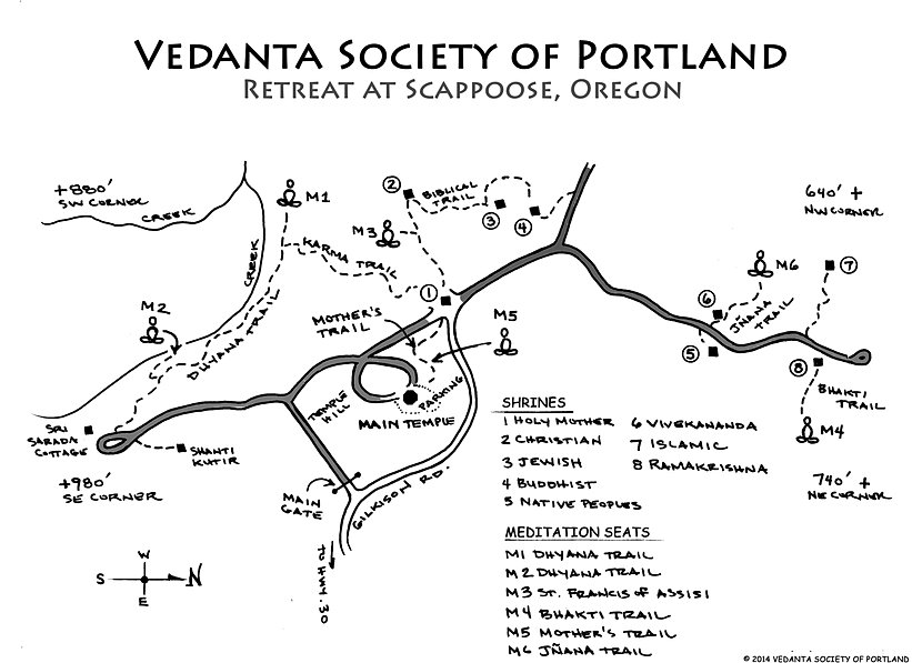 Vedanta Society of Portland Scappoose Retreat