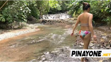 Nagtampisaw sa ilog at nagkantotan