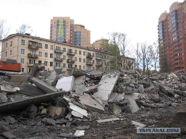 На юго-востоке Москвы осталось снести пять ветхих пятиэтажек 