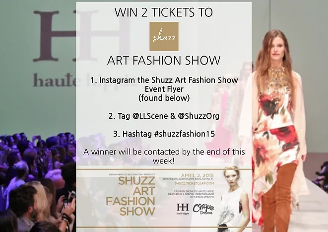 shuzz annual art fashion show public relations in south florida hippie fashion show flyer