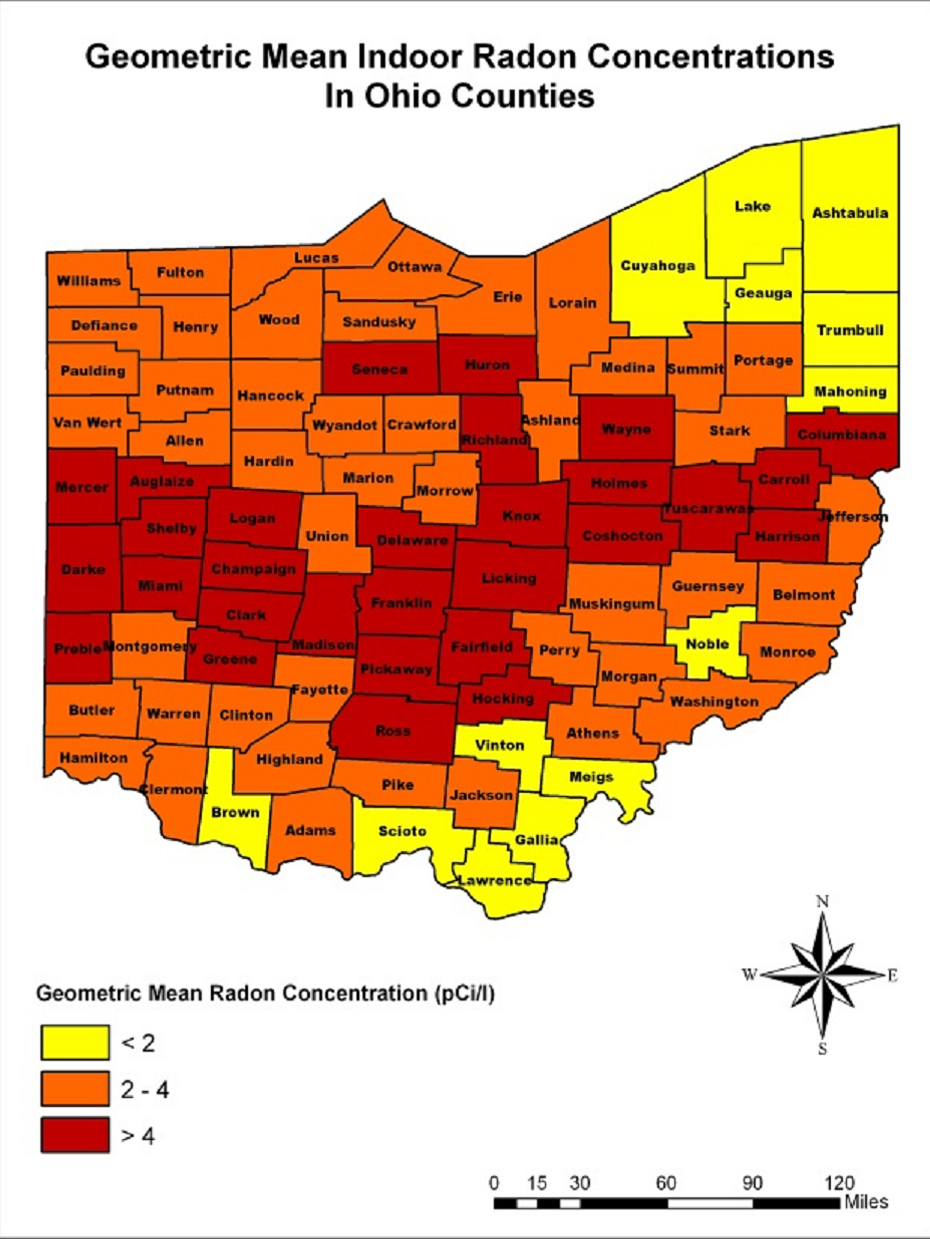 Radon mitigation Ohio
