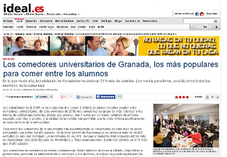 COMEDORES UNIVERSIDAD DE GRANADA COMEDORES UNIVERSIDAD DE GRANADA