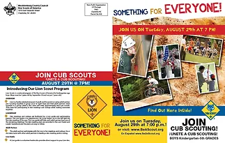 mecklenburg county boy scouts roundup page cub scout flyers