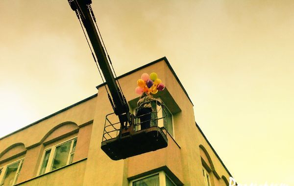 Автовышка для поздравления Автовышка для поздравления