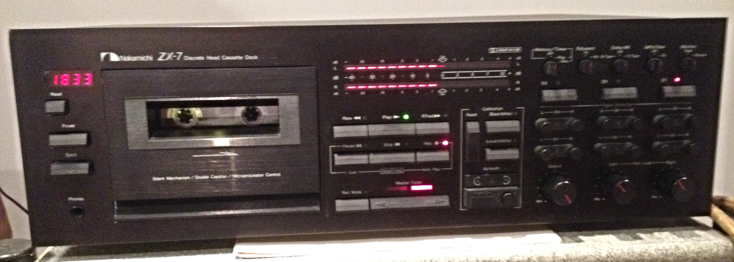 The Nakamichi ZX7 Adventures in Cassette Recording