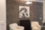 Interior example of using thin brick fro