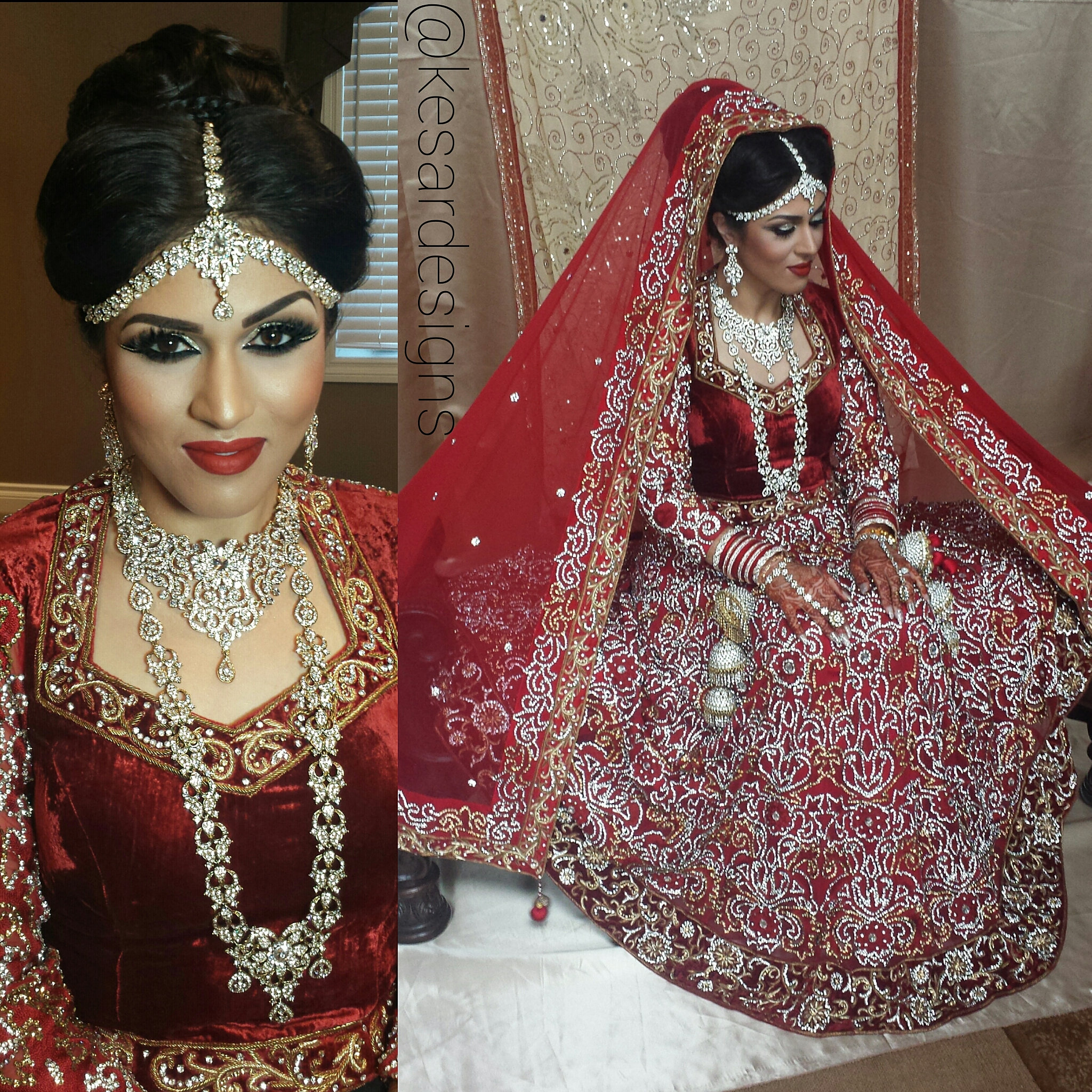 Kesar Designs Indian Bridal Makeup Artist Calgary