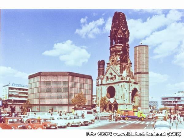 Kościół Cesarza Wilhelma w Berlinie w 1982 roku