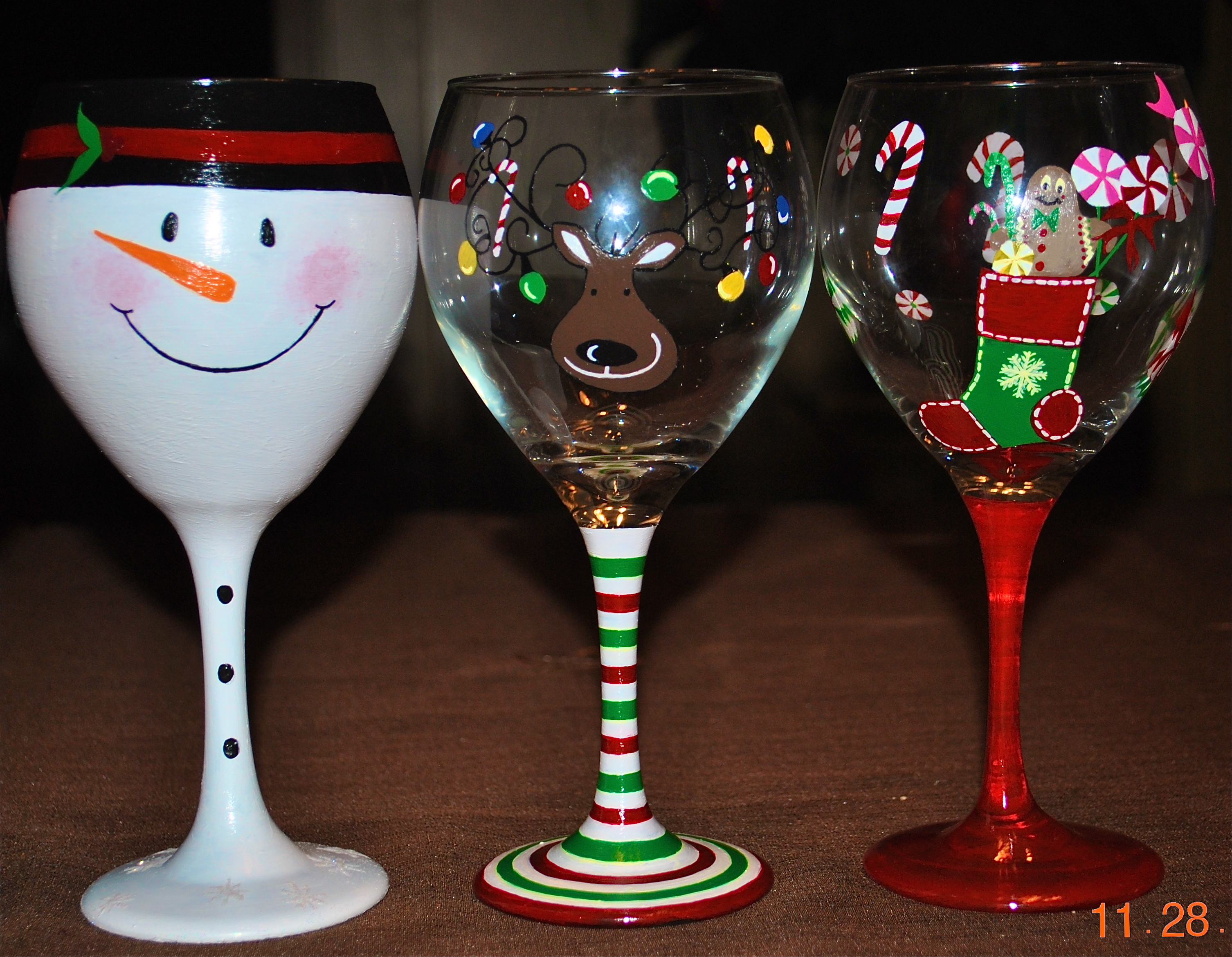 Craft Ideas Wine Glasses Craft Ideas Wine Glasses