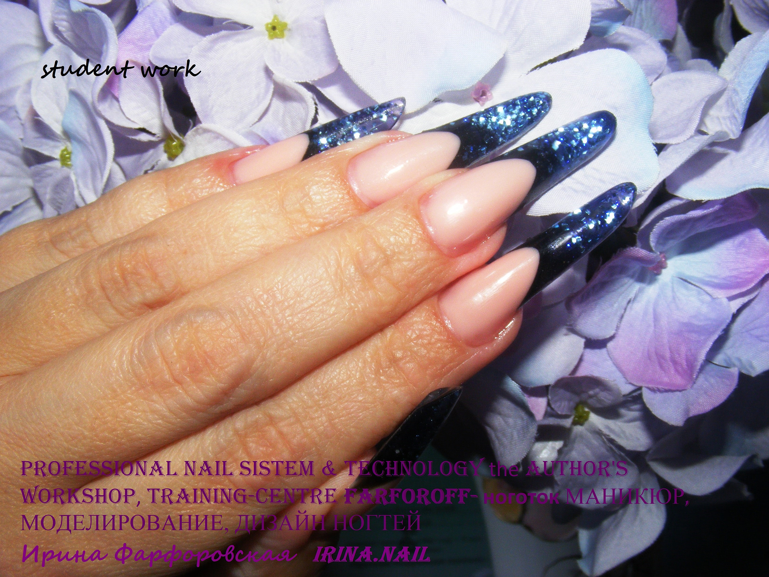 Farforoff-nogotok, обучение наращиванию ногтей, irina nail, .