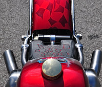 Custombike Champion Shovelhead, GAS'D RAT Rocket Bobs