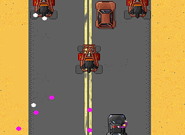 monster finger games super renegade response indie pc ouya ios android retro rgg retrogamegeeks.co.uk retrogaming videogames review screenshot apb driving chase hq guns cops