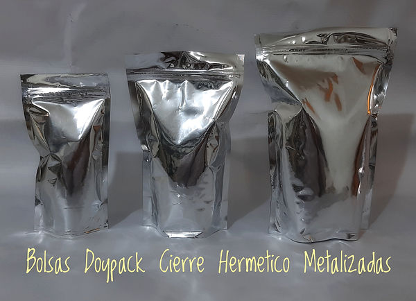 DOYPACK CIERRE HERMETICO METALIZADA