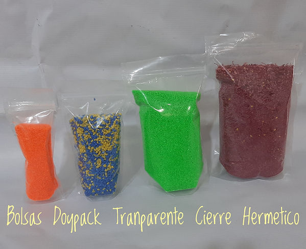 DOYPACK TRANPARENTE CIERRE HERMETICO