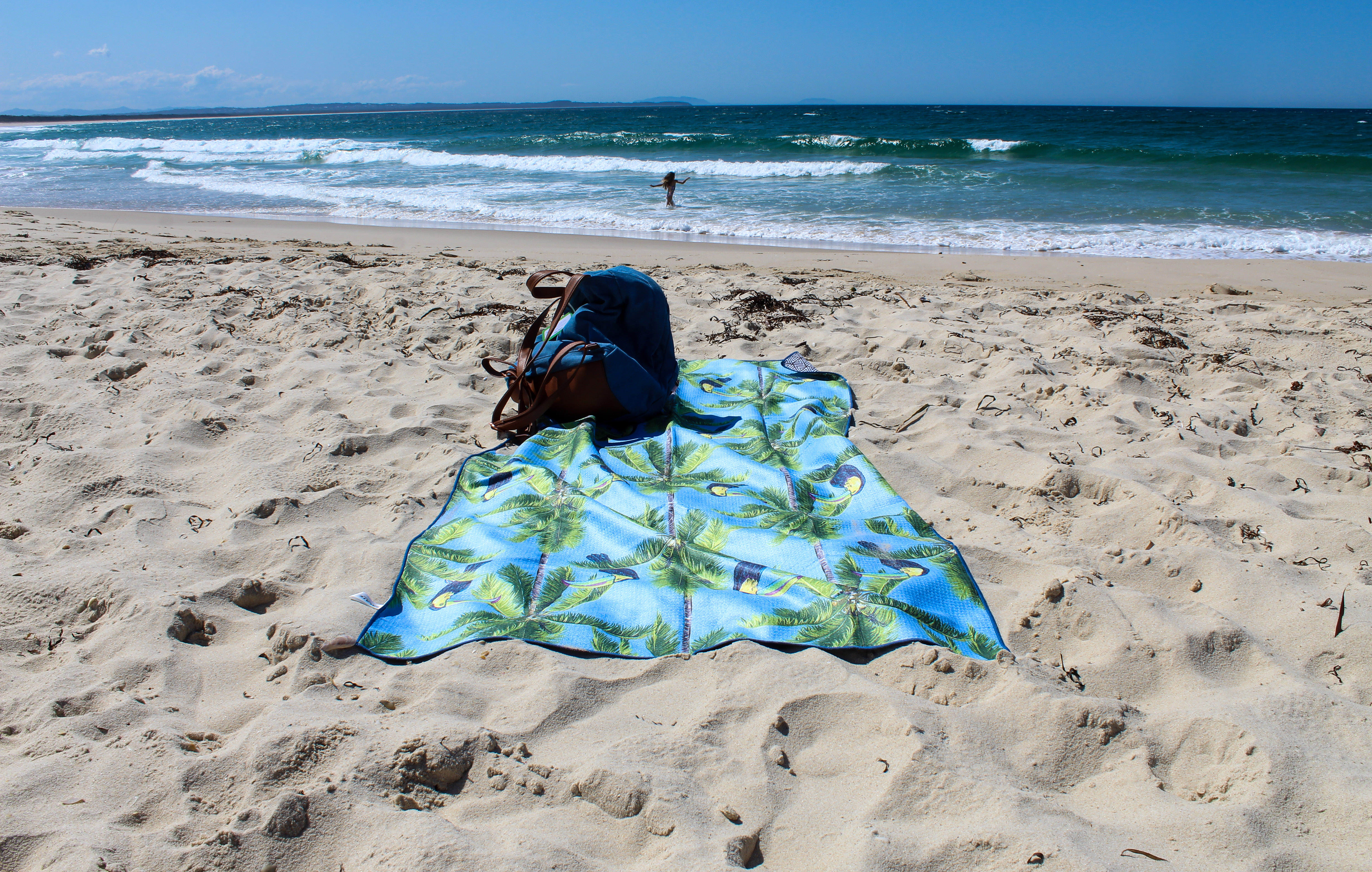 sand resistant beach towel