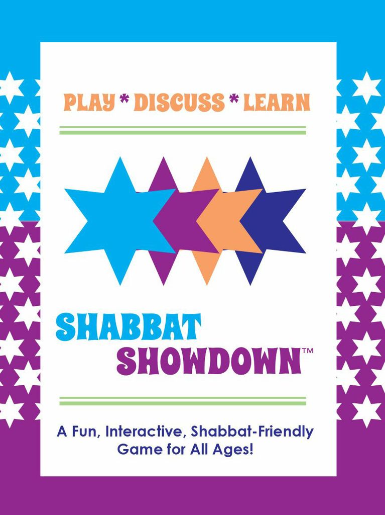 shabbat showdown card game