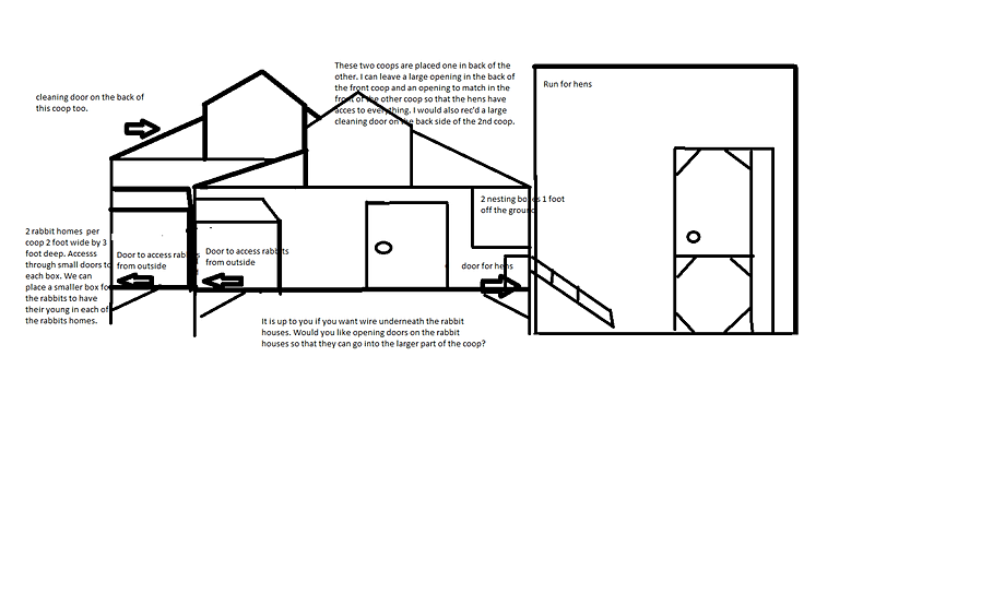 nesting boxes picture of coop is not complete coop drawing