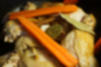 Adding vegetables to chicken, Moghrabieh Recipe, Lebanese food, Beirut, Lebanon