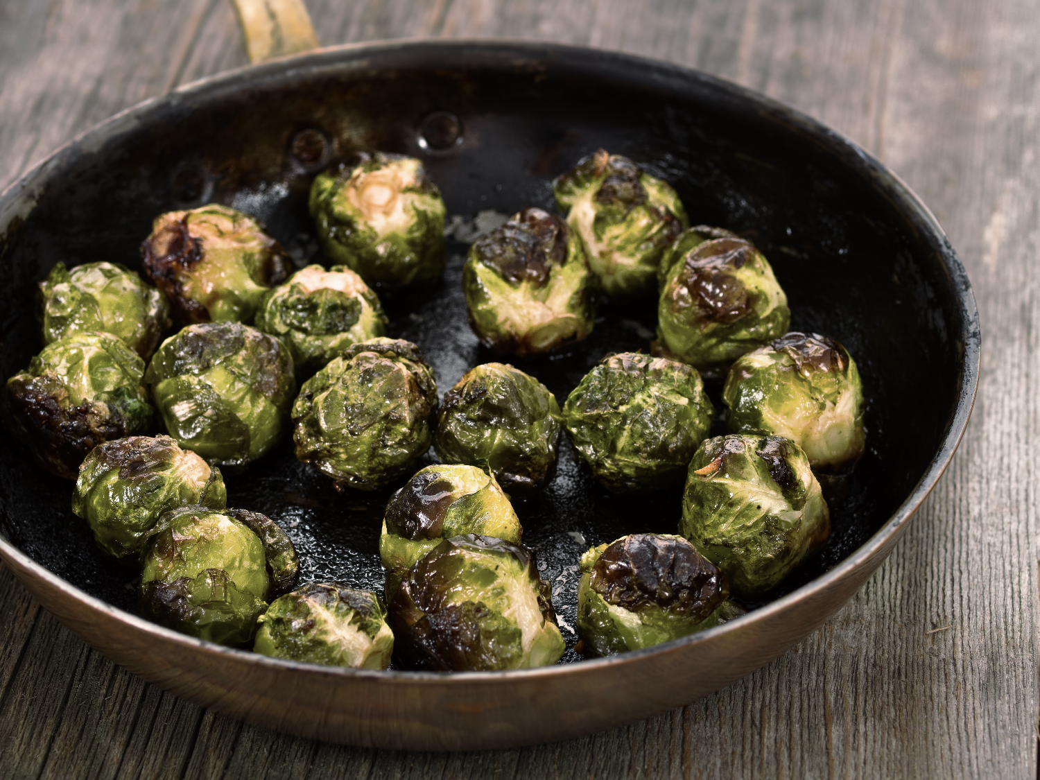 Panroasted Brussel Sprouts with HoneyThyme Glaze Thrive Tribe