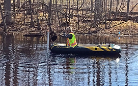 water level measurements and environmental water sampling