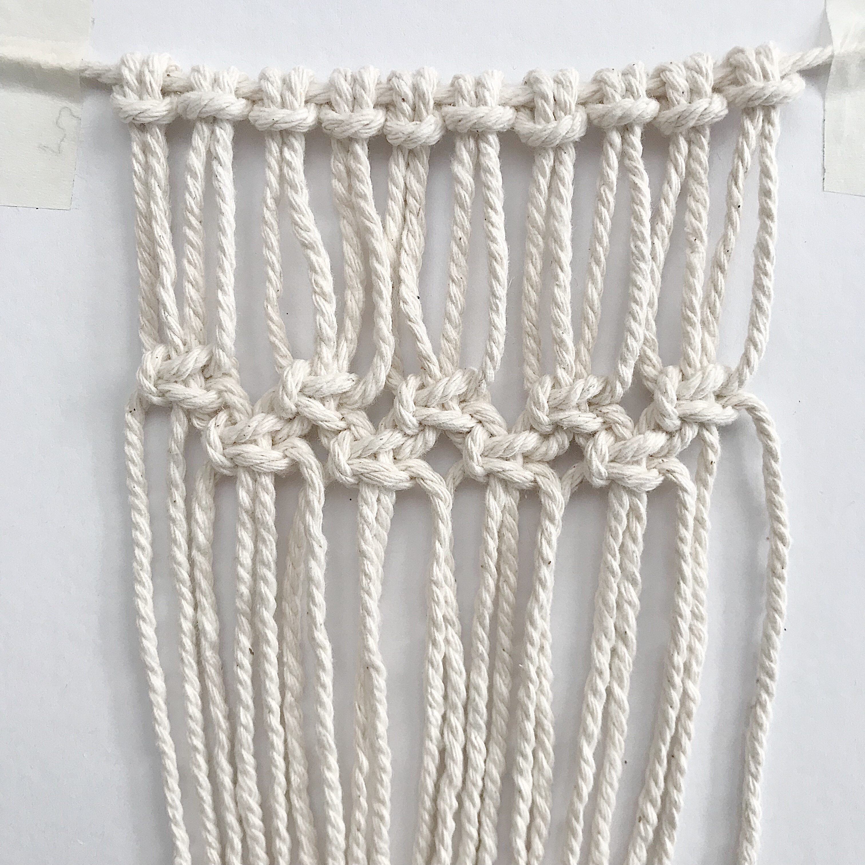 Macrame coaster free tutorial