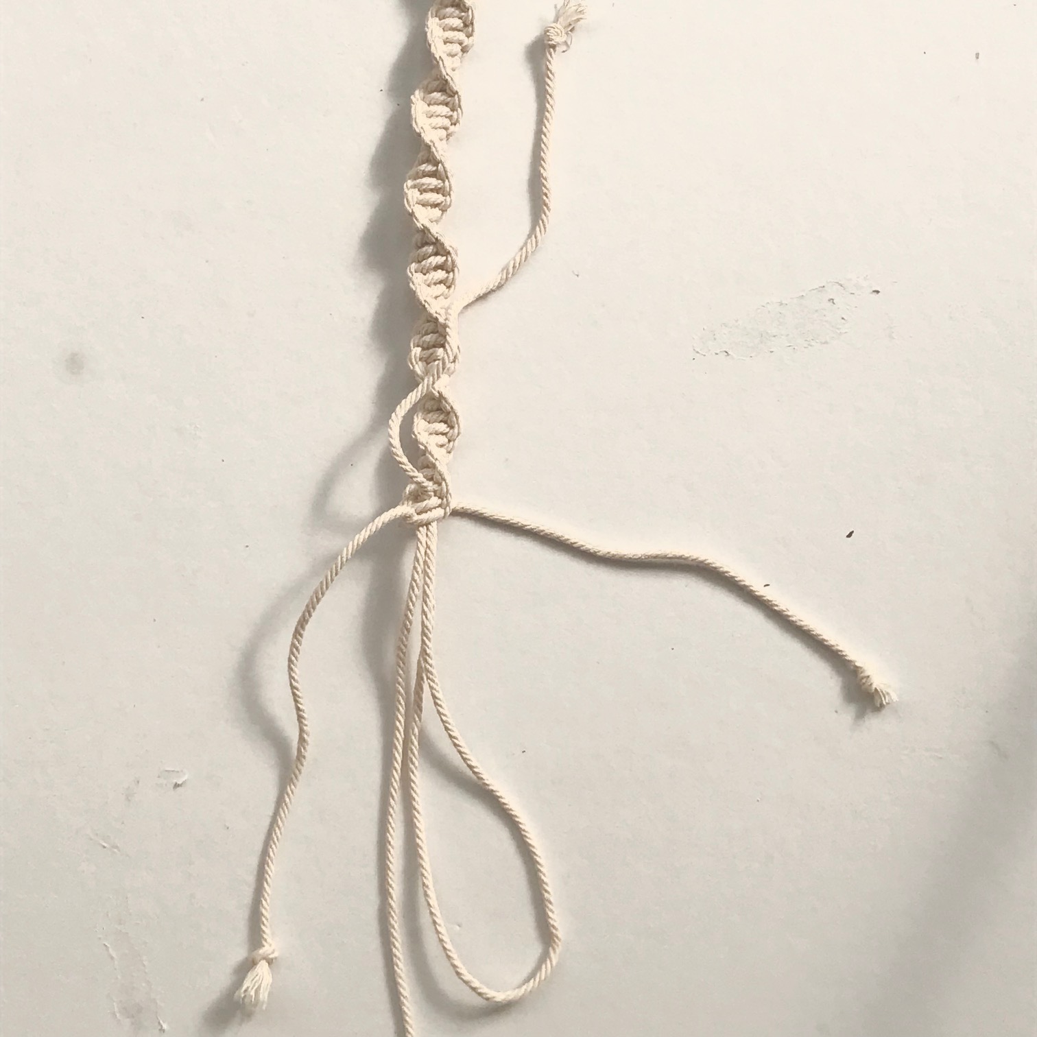 Macrame pacifier holder tutorial