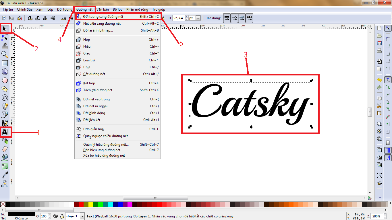 Inkscape – Phần mềm vẽ đồ họa vector gọn nhẹ mạnh mẽ. | catsky