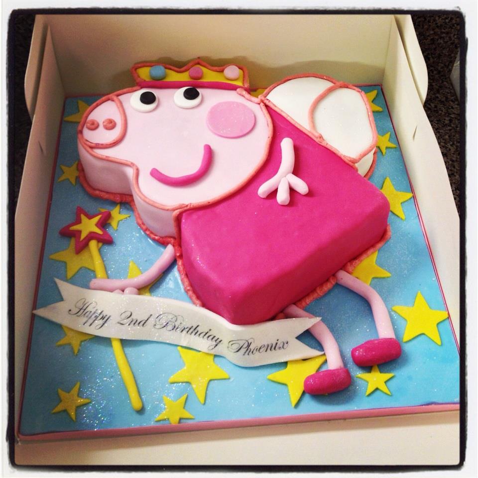 Fairy Peppa Pig Birthday Cake Fairy Peppa Pig Birthday Cake