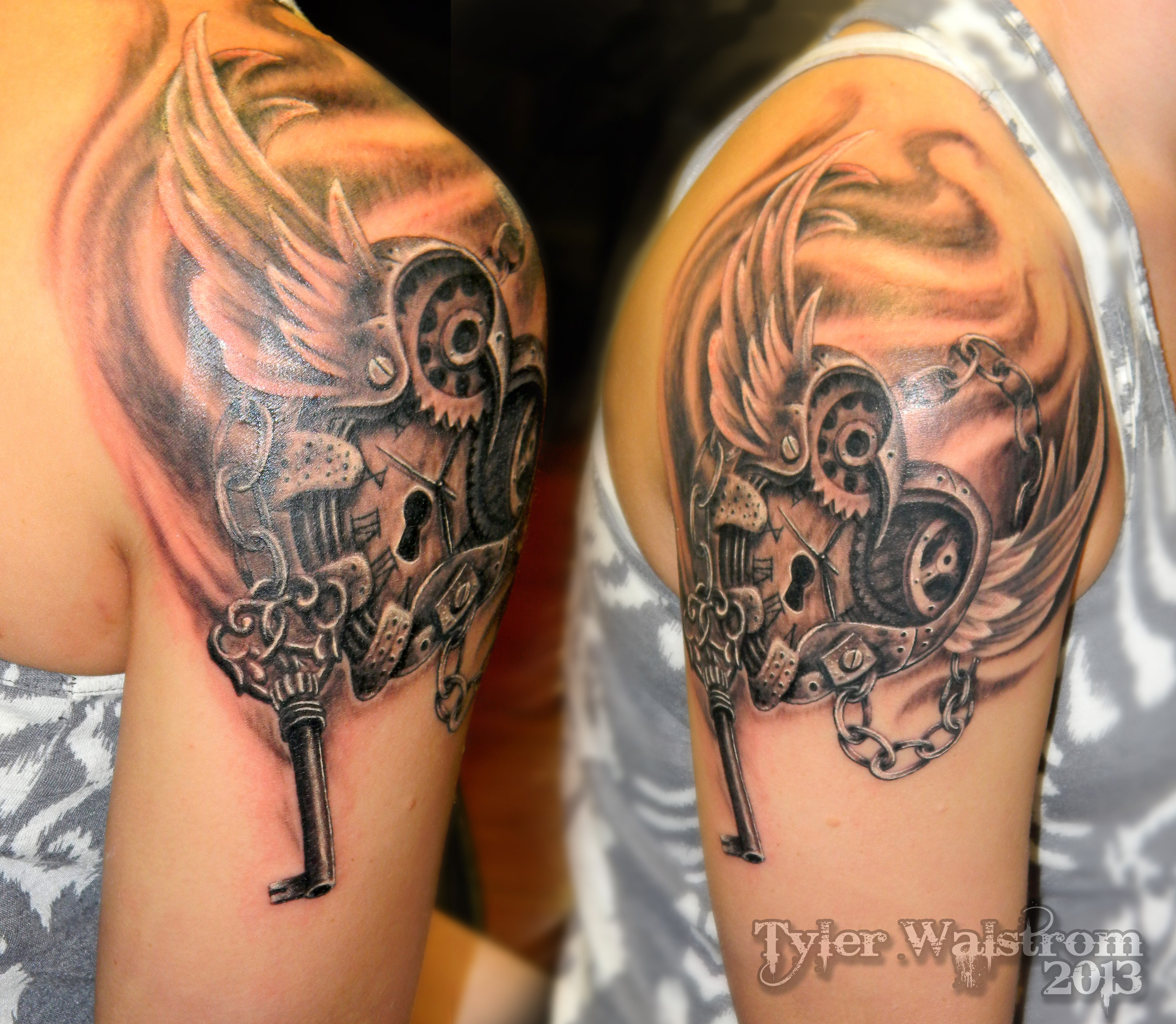 rock and ruthless tattoo parlor steampunk heart rock and ruthless tattoo parlor steampunk heart