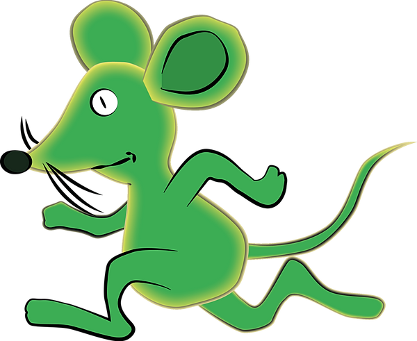 une souris verte
