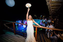 Bouquet toss Pulse DJs wedding DJs