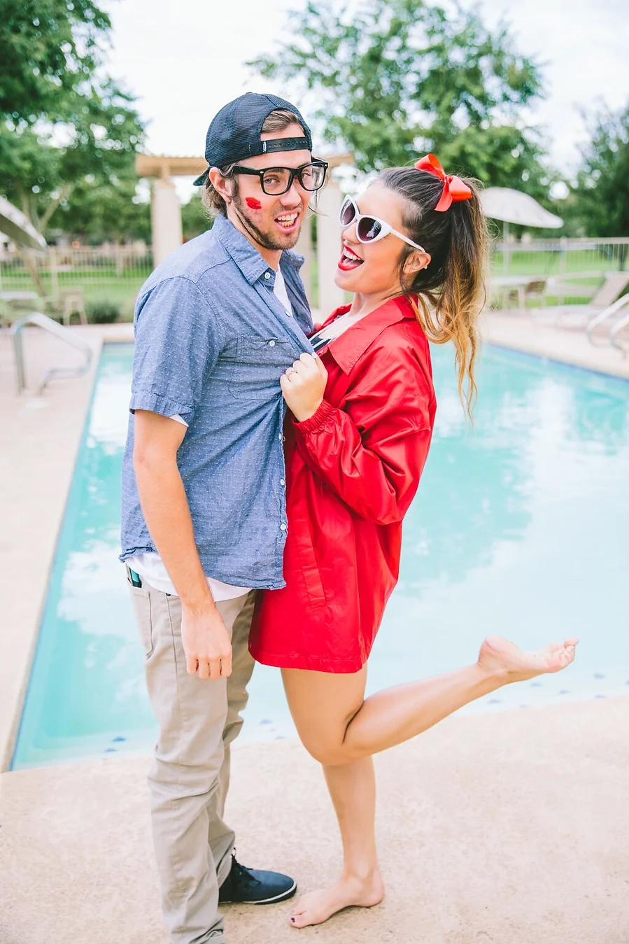 this years halloween costume was inspired by one of our favorite movies the sandlot we loved dressing up as wendy peffercorn and squint paladorous
