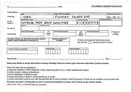 standing order mandate