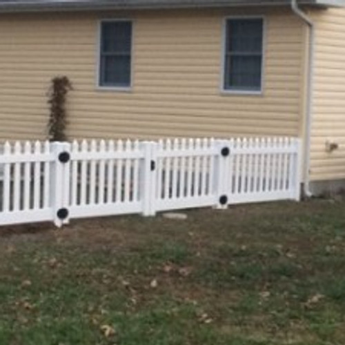 Picket Fence Double Gate Picket Fence Double Gate