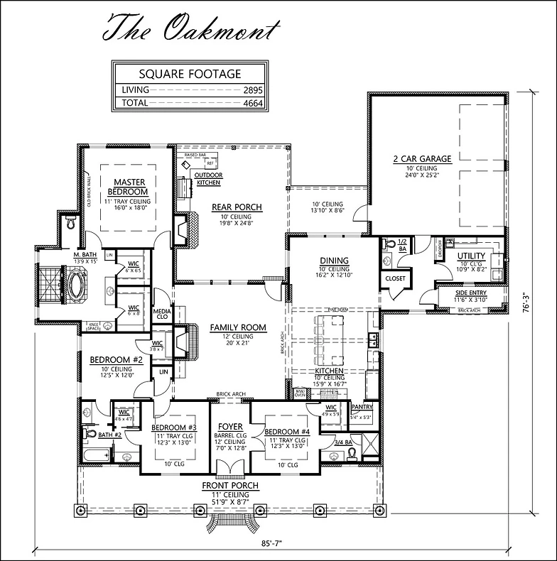 Madden Home Design - The Oakmont Madden Home Design - The Oakmont