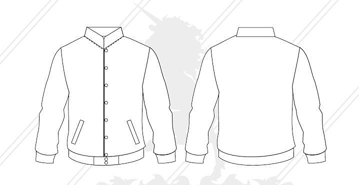 Blank Jacket Template