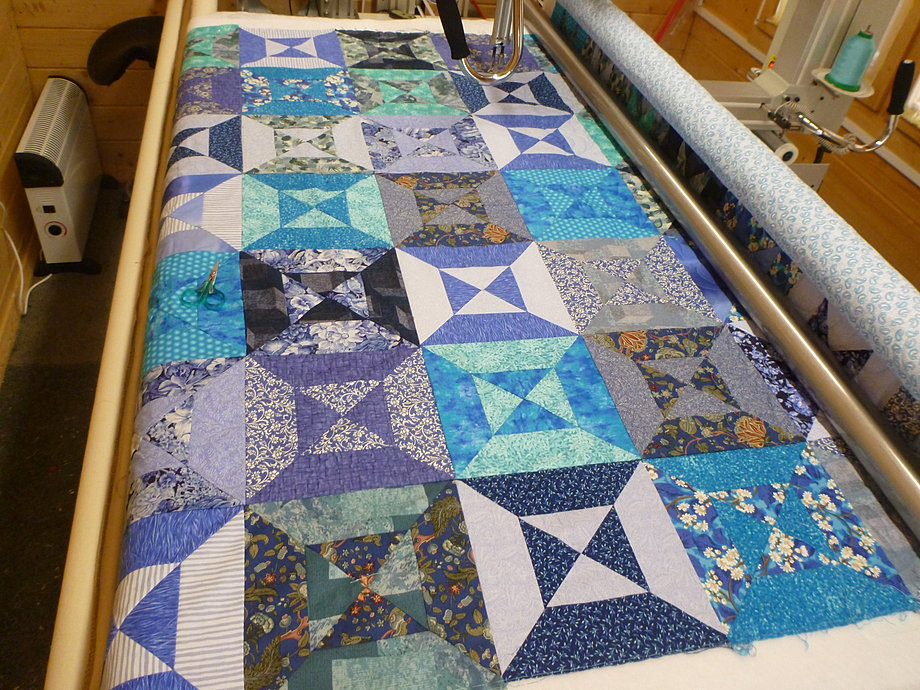 Quilt Sandwich Longarm quilting service Bridlington Quilt Gallery