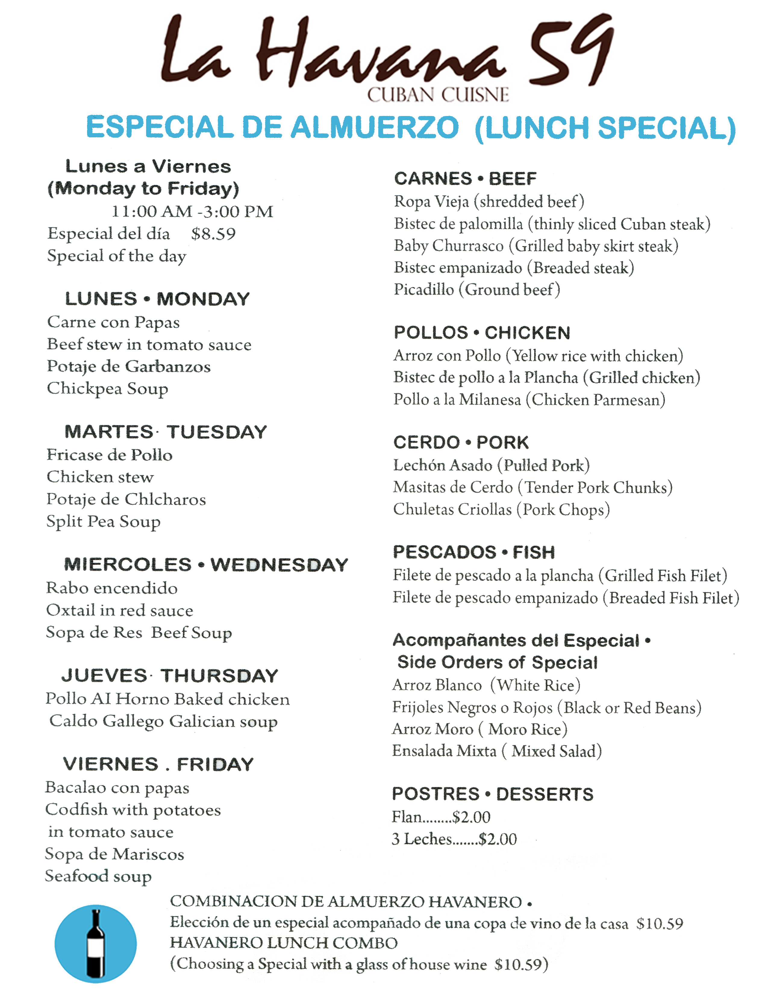 old havana menu old havana menu