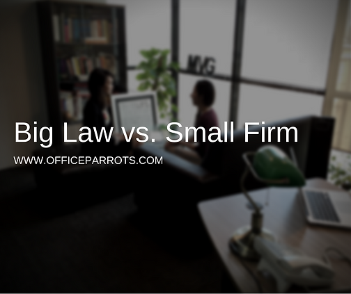 choosing between law firms how