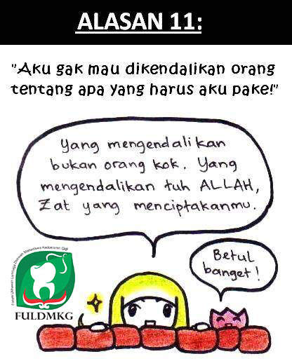 Gambar Alasan Gak Berjilbab Umma Hurairah 21 Gambar Komik Wanita di