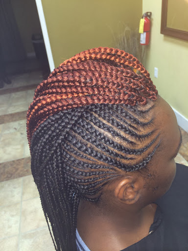 Cornrow Mohawk with Weave Cornrow Mohawk with Weave