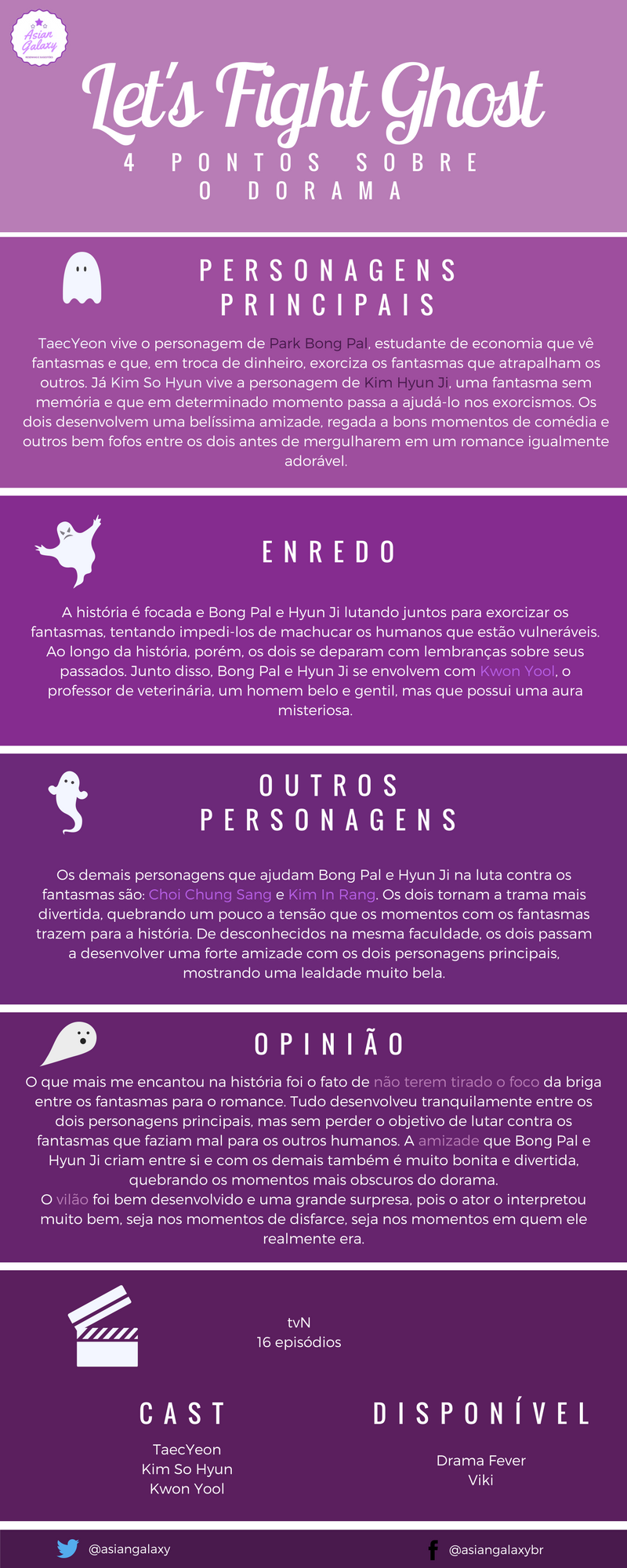 infográfico let's fight ghost