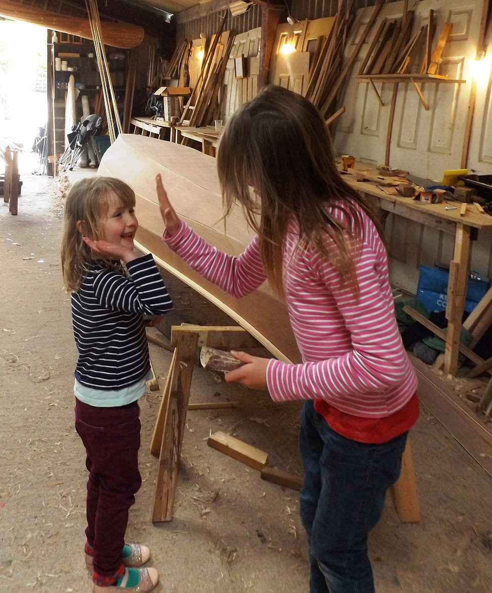Lakelander canoe building workshop