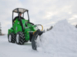 Winterdienst, Avant, Schneeschild, Räumfahrzeug, Salz