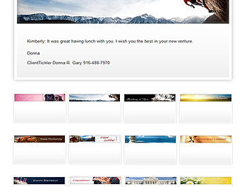 Email templates for legal correspondence
